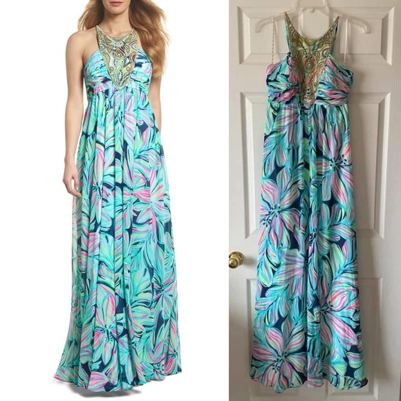 Lilly Pulitzer Dresses & Skirts - 🎁🎁‼️NWT Lilly Pulitzer Lanette Maxi dress size 0